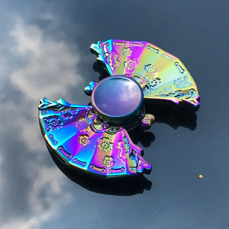 1 Pieces Tri Spinner Model 60-65MM Finger Spinner Anxiety Relief Stress Finger Gyro R188 Bearing Spider Metal Hand Spinner