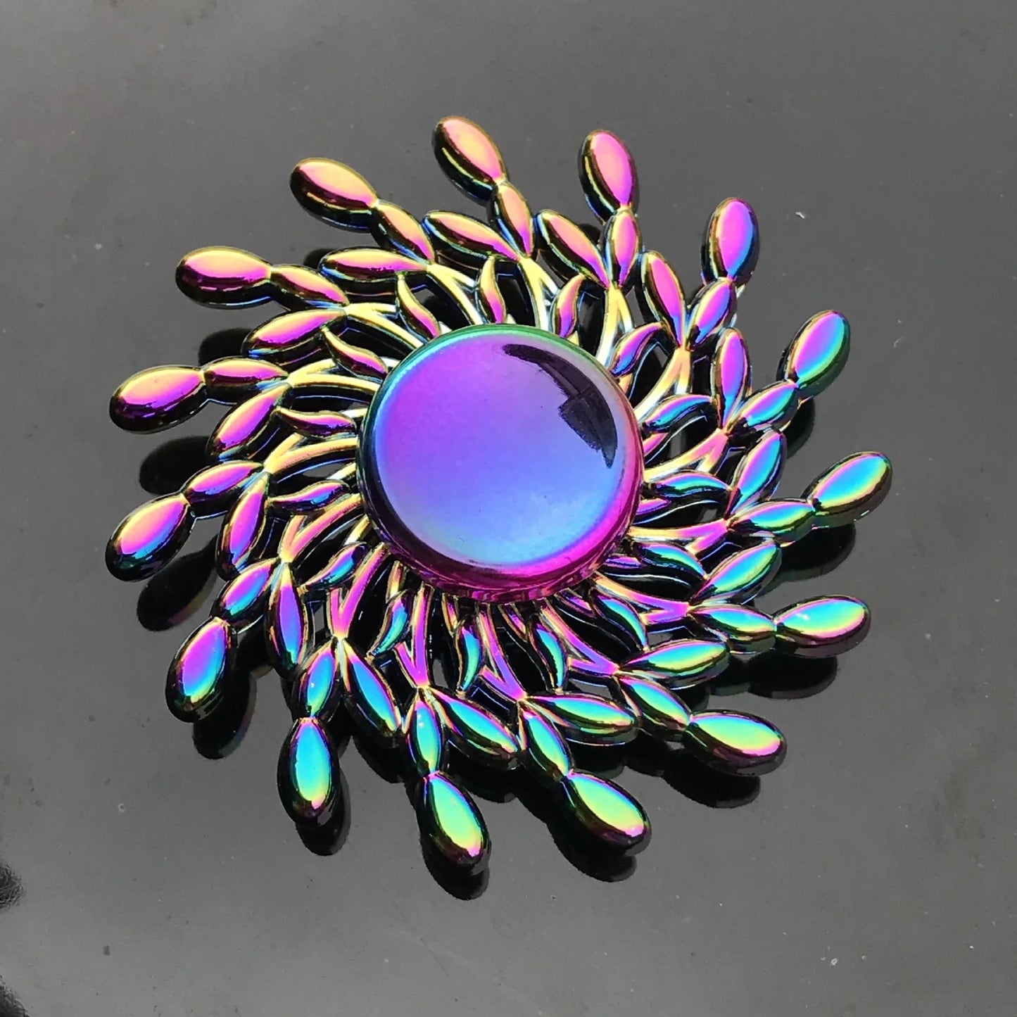 1 Pieces Tri Spinner Model 60-65MM Finger Spinner Anxiety Relief Stress Finger Gyro R188 Bearing Spider Metal Hand Spinner
