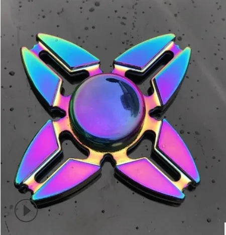 1 Pieces Tri Spinner Model 60-65MM Finger Spinner Anxiety Relief Stress Finger Gyro R188 Bearing Spider Metal Hand Spinner