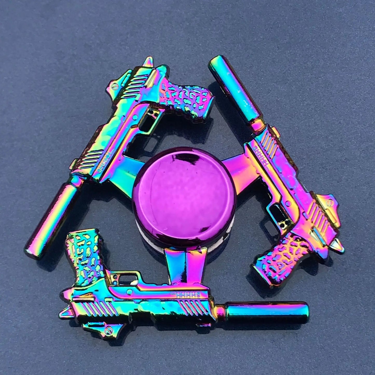 1 Pieces Tri Spinner Model 60-65MM Finger Spinner Anxiety Relief Stress Finger Gyro R188 Bearing Spider Metal Hand Spinner