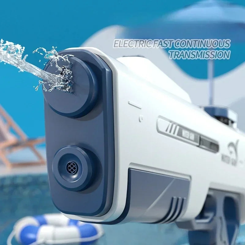 Summer Outdoor ToyChildren Automatic Water Absorption Electric Water Gun Toys Hand Self-integration High-pressure Watergun Toys