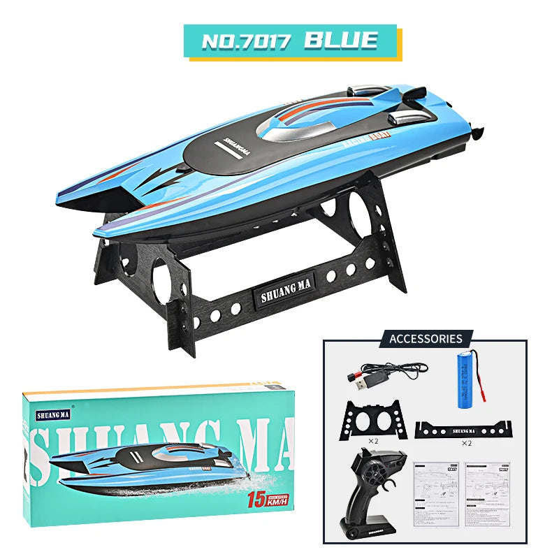 RC Boat 2.4G Double Headed High-speed Boat,dual Paddle Fast Boat,dual Motor Charging Remote Control Boats Outdoor Toys for Boys