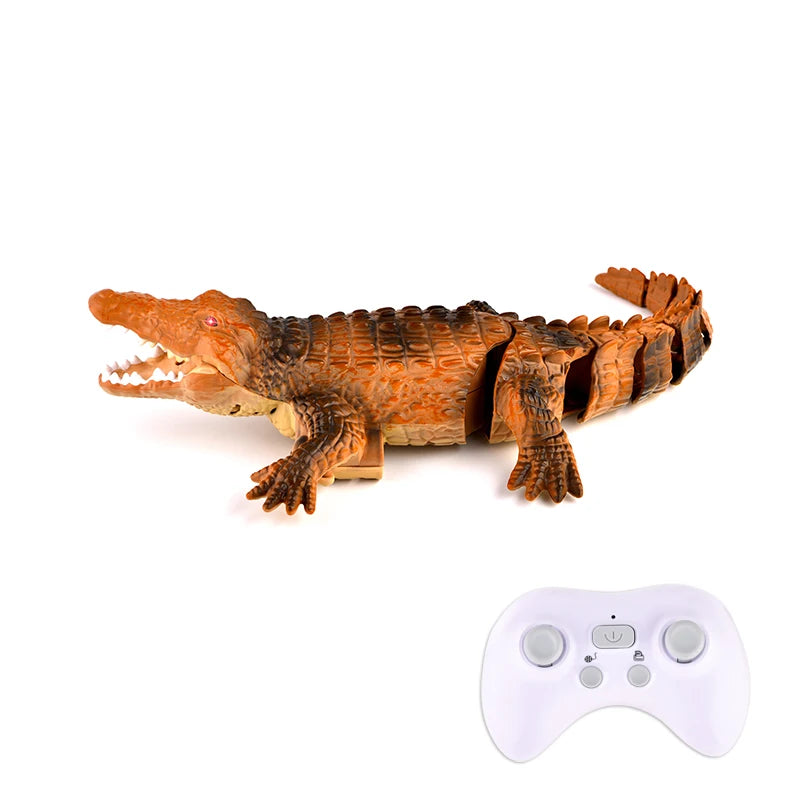Rc Crocodile Remote Control Boat Electric Simulation Radio control Machine toys Children's Water pool Outdoor Toys for Boys