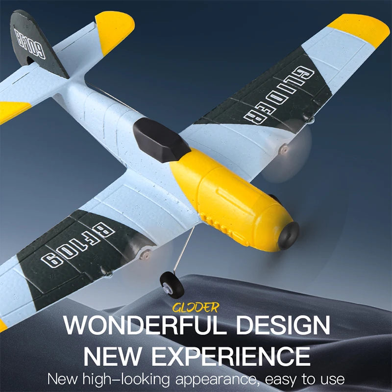 RC Plane BF109 Professional 2.4G Radio Remote Control Airplane EPP Foam Aircraft Glider Flying Model Toys For Children Gifts