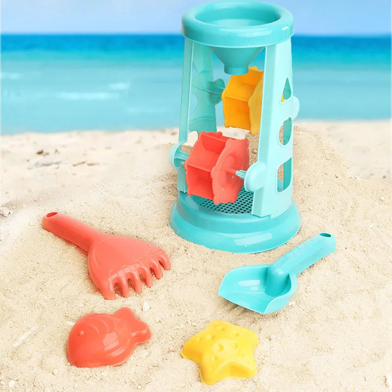 13/18PCS Children Toys Summer Beach Game Sand Bucket Shovel Silicone Sandbox Cube Accessories Bag Outdoor Water Toys for Kids