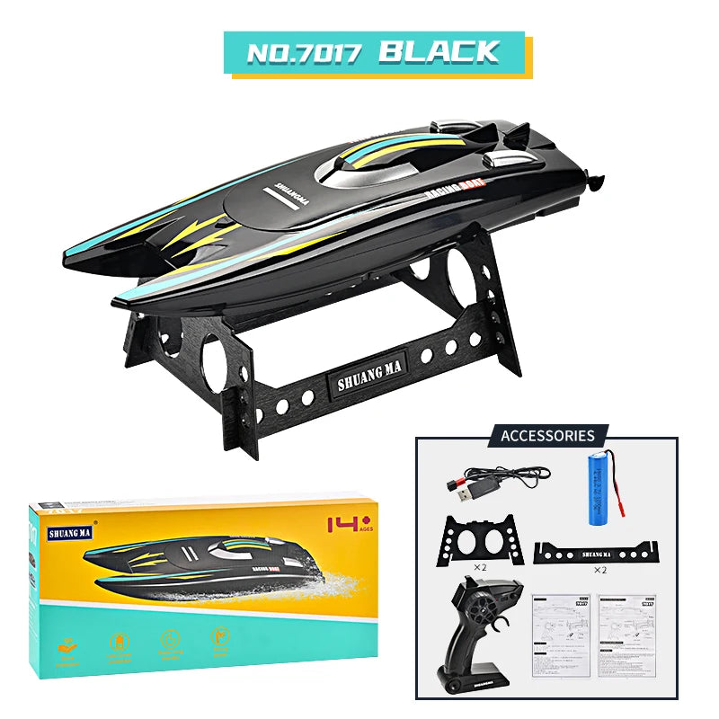 RC Boat 2.4G Double Headed High-speed Boat,dual Paddle Fast Boat,dual Motor Charging Remote Control Boats Outdoor Toys for Boys