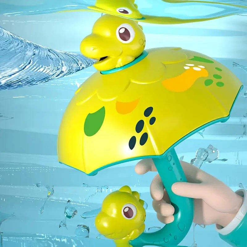 Baby Bath Toys Bath Shower Toy Dinosaur Umbrella Shower Toy Water Spray Water Toys for Kids Tathtub Toys for Toddlers