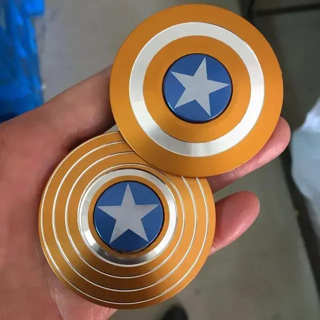 Metal Fidget Spinner Superhero Fast Bearing Finger Hand Spinner gyro EDC ADHD Rotation Anti Stress Aluminum alloy