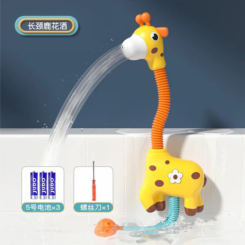 Baby Children's bath toys Water play toys Boys Girls bathing fun Electric water play artifact Fun shower toy