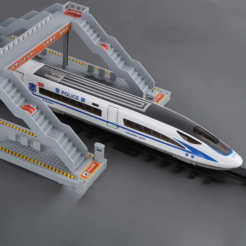 1:60 Scale FuXing High-speed Railway Toy Car Model Sound Light Remote Control Electric Simulation Train Models Ornaments Gifts