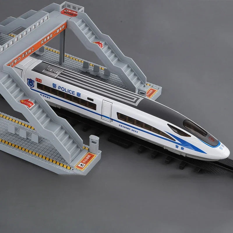 1:60 Scale FuXing High-speed Railway Toy Car Model Sound Light Remote Control Electric Simulation Train Models Ornaments Gifts