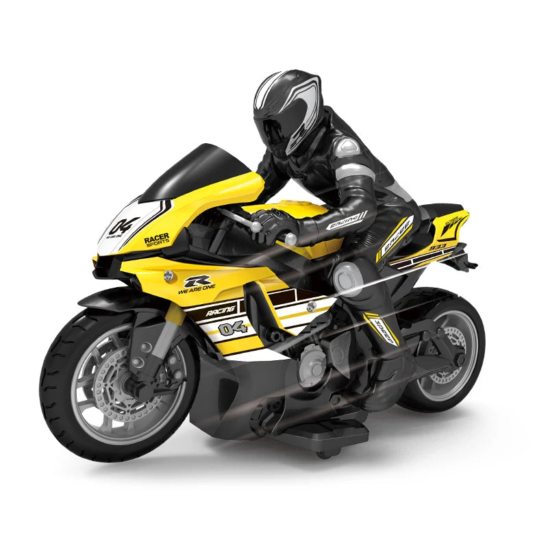 1/ 10 2.4G High Speed Remote Control RC Stunt Motorbike drift Car 30mins Drive Racing Motorbike RC Motorcycle Toy model