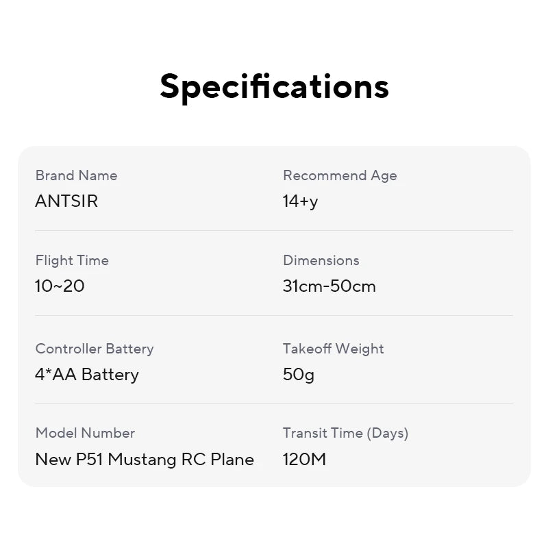 New P51 Mustang RC Plane 2.4G 4CH 6 Axis 410MM Wingspan Foam Fighter One Key Aerobatic RTF Aircraft Glider Toys Gifts