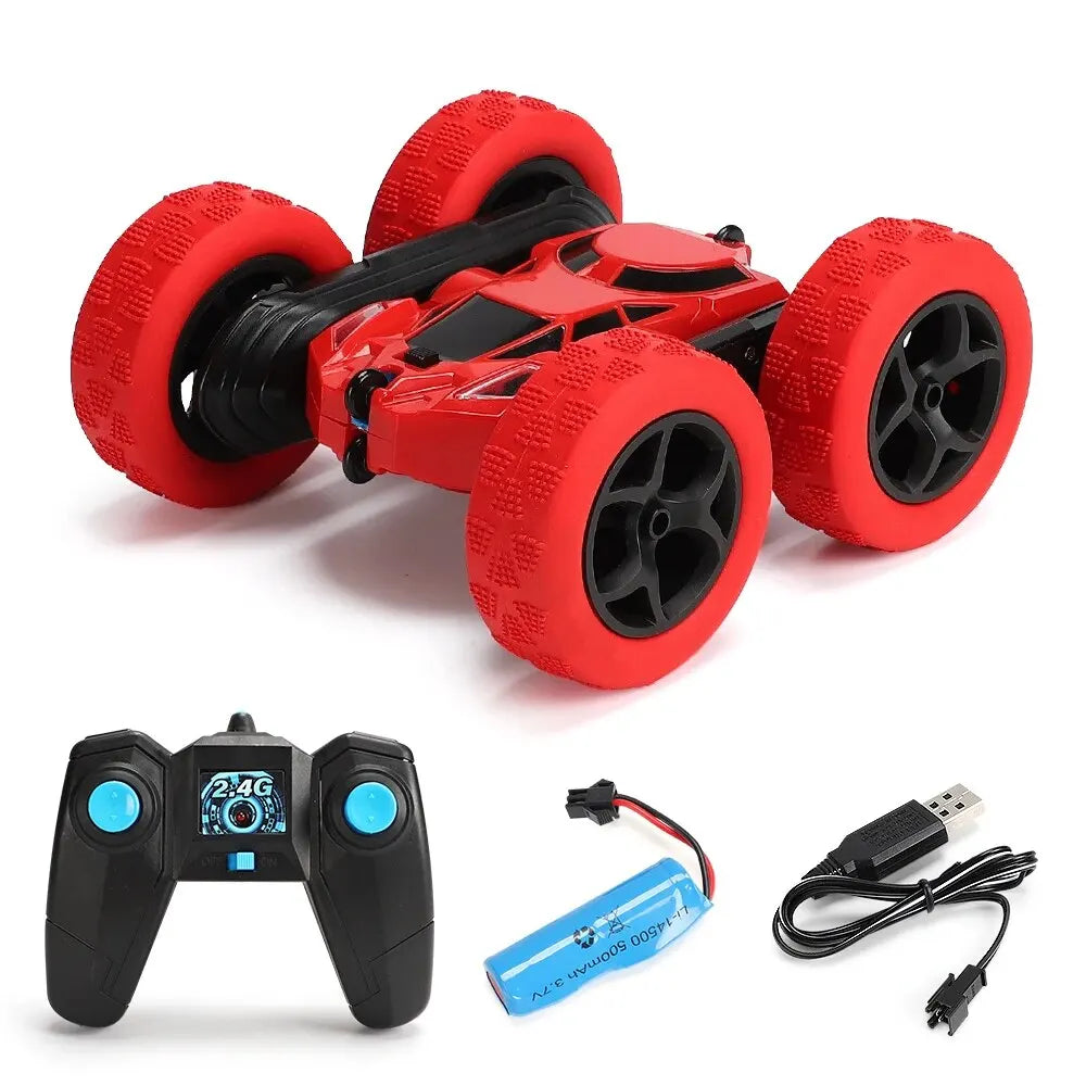 Double Sided Flip RC Stunt Car 2.4G Remote Control 360° Degree Rotation Off-Road Drift Car Toy Gift for Kids Adults Boys Girls
