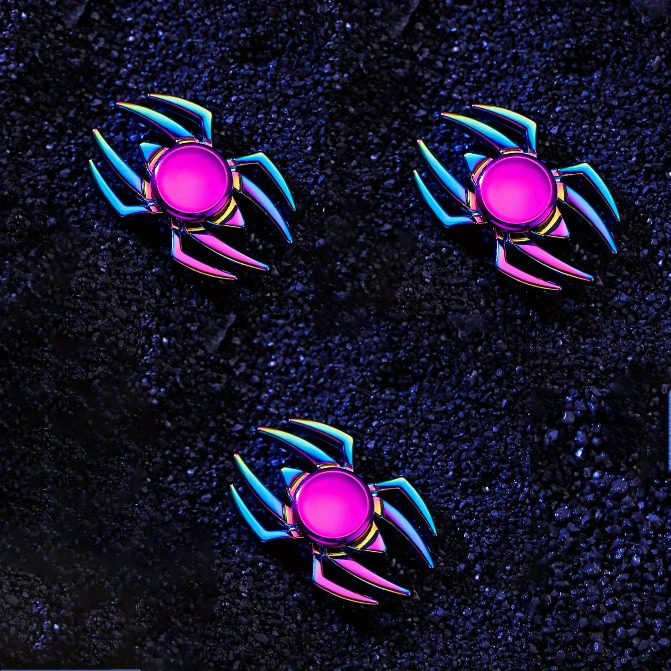 Fidget Spinner is an alloy made in the shape of a spider, perfect for relaxing and entertaining, Christmas and Halloween gifts.