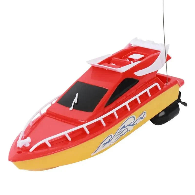 Mini ChildrenToys Rc boat High Speed Remote Control Speedboat Super Electric Waterproof Outdoor Water Play Toy For Kids