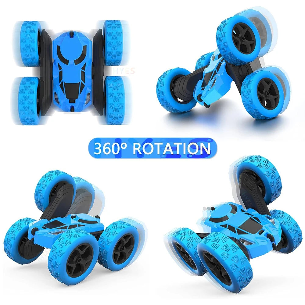 Double Sided Flip RC Stunt Car 2.4G Remote Control 360° Degree Rotation Off-Road Drift Car Toy Gift for Kids Adults Boys Girls
