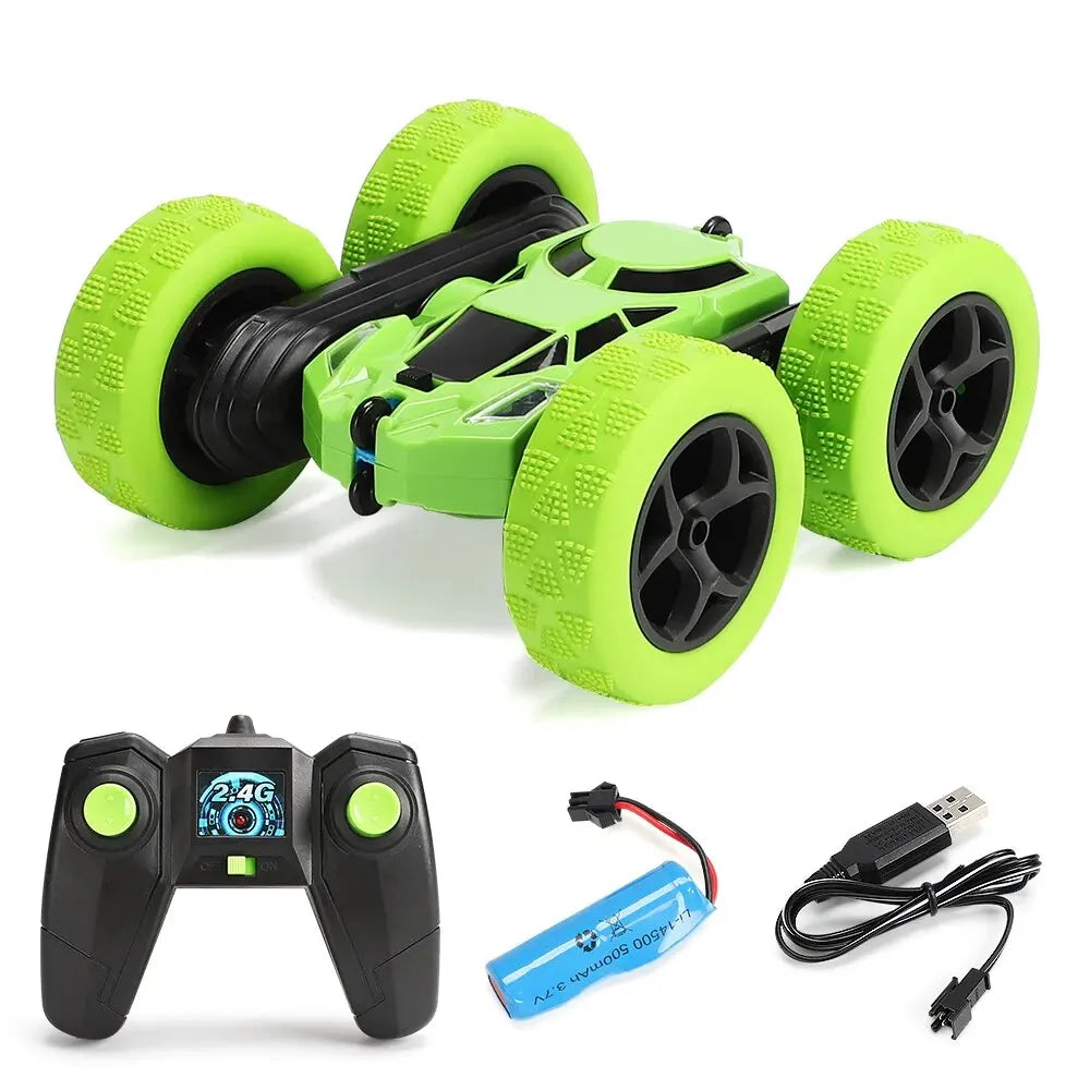 Double Sided Flip RC Stunt Car 2.4G Remote Control 360° Degree Rotation Off-Road Drift Car Toy Gift for Kids Adults Boys Girls
