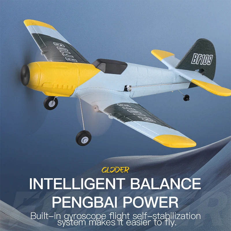 RC Plane BF109 Professional 2.4G Radio Remote Control Airplane EPP Foam Aircraft Glider Flying Model Toys For Children Gifts