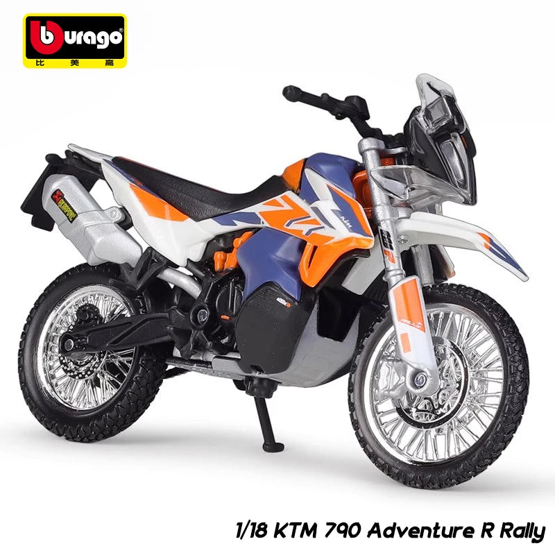 Bburago 1:18 250 KTM Duke  Factory Edition Static Die Cast Vehicles Collectible Motorcycle Model Toys