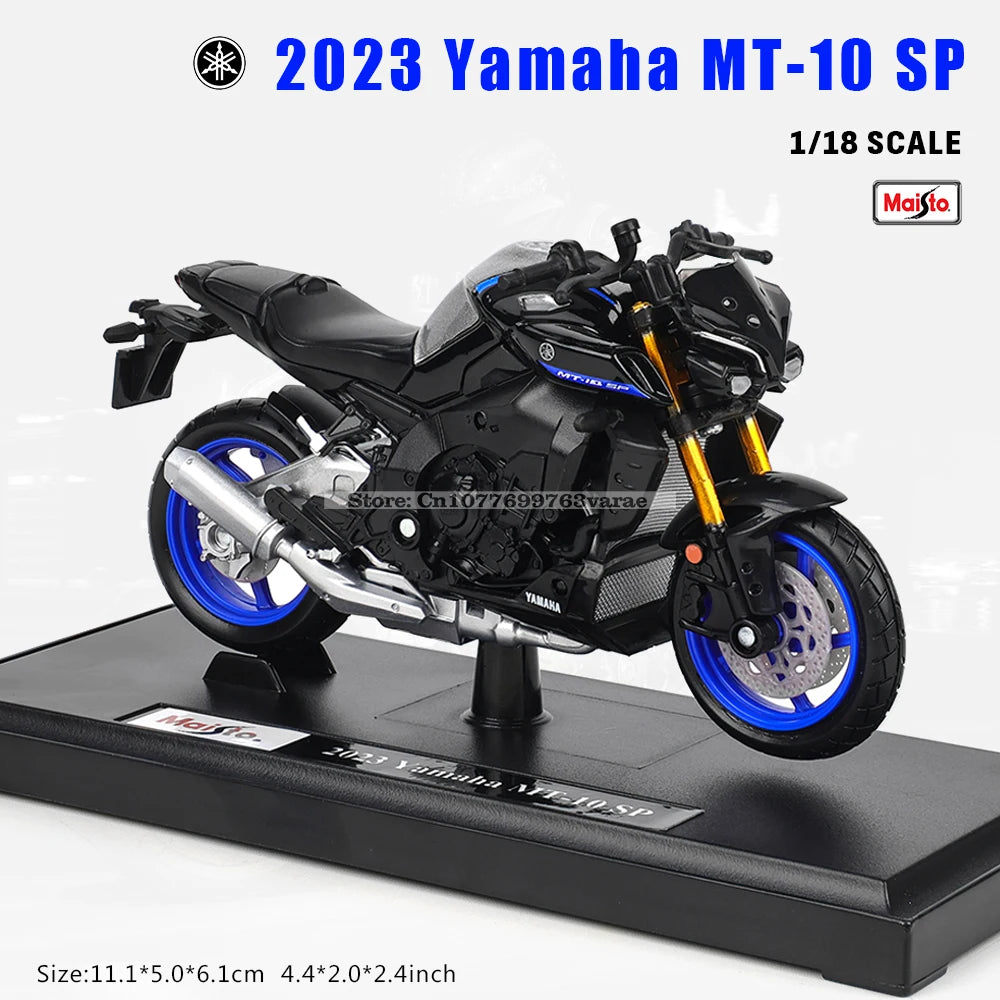 Maisto 1:18 2023 Yamaha MT10 SP 2018 KTM RC 390 YZF-R1 Naked V4 S Road Star 2021 motorcycle motorcycle Model collection gift toy