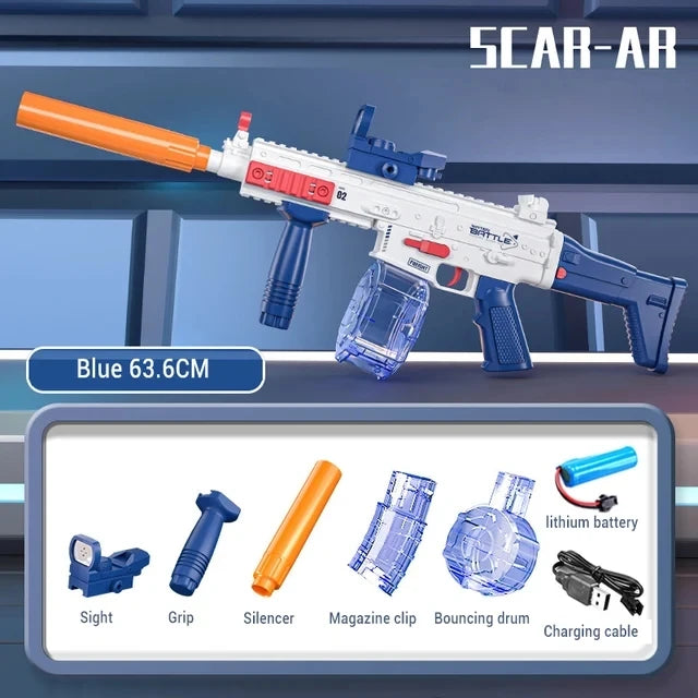 New Water Gun Electric Pistol Shooting Toy Gun Full Automatic Summer Pool Beach Toy For Kids Children Boys Girls Adult Toys