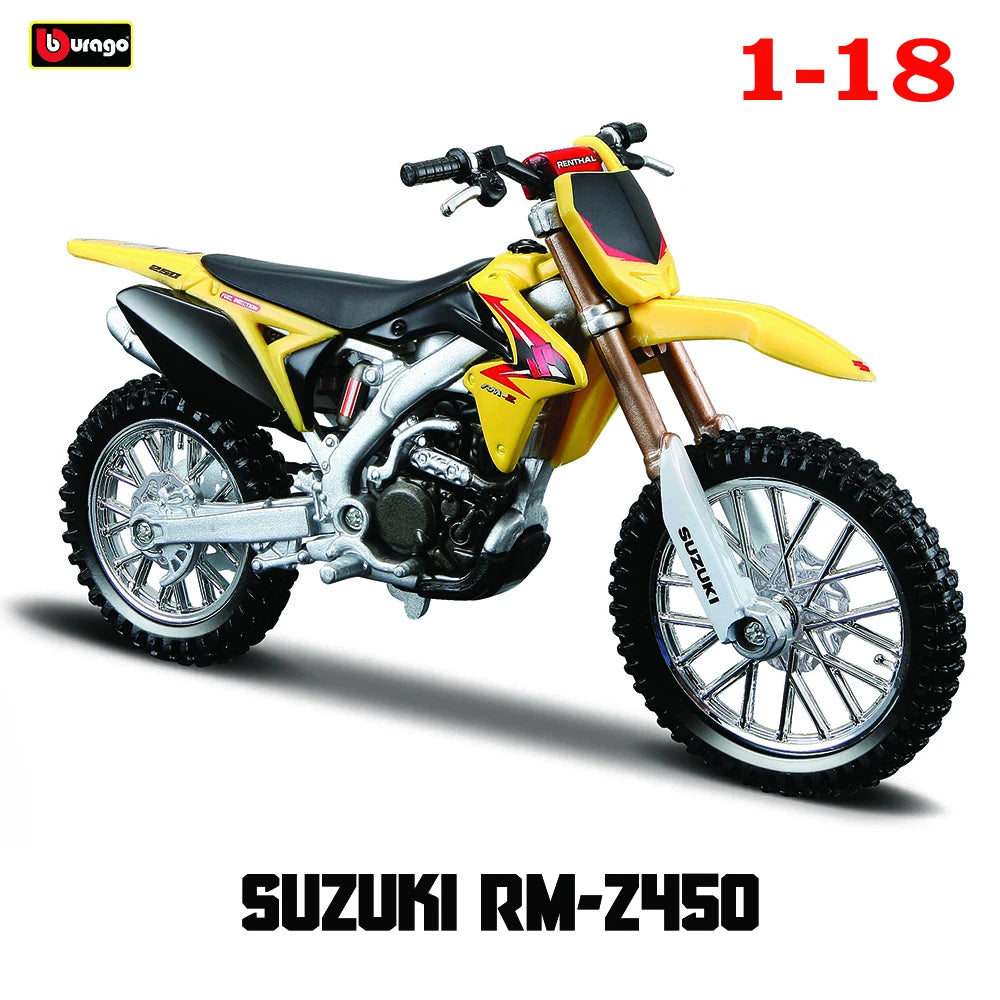 Bburago 1:18 250 KTM Duke  Factory Edition Static Die Cast Vehicles Collectible Motorcycle Model Toys
