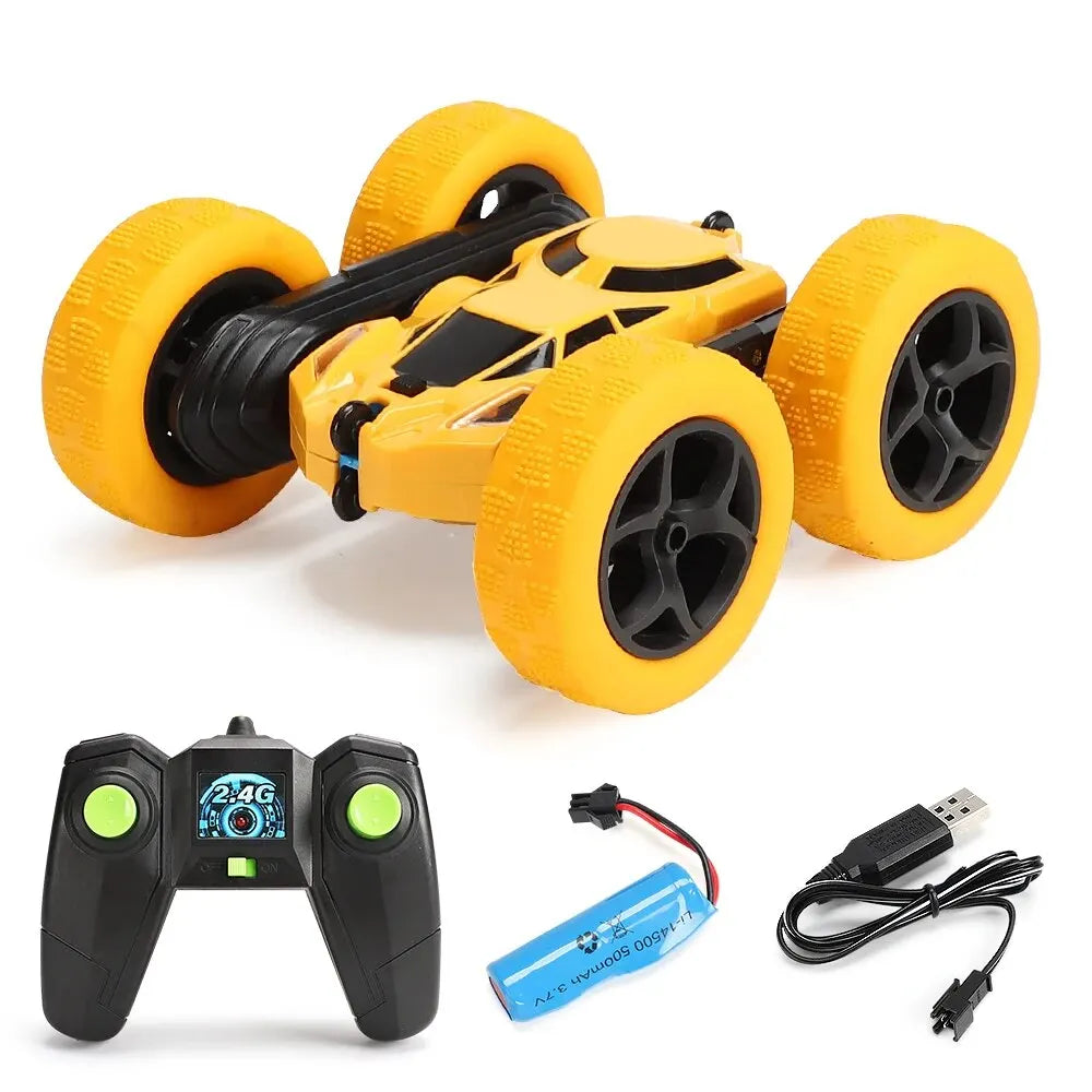 Double Sided Flip RC Stunt Car 2.4G Remote Control 360° Degree Rotation Off-Road Drift Car Toy Gift for Kids Adults Boys Girls