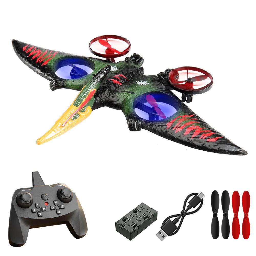 L0712 RC Plane 2.4G Remote Control Aircraft Gravity Sensing Helicopter Glider with Light EPP Foam Fighters for Boys Children