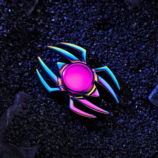 Fidget Spinner is an alloy made in the shape of a spider, perfect for relaxing and entertaining, Christmas and Halloween gifts.