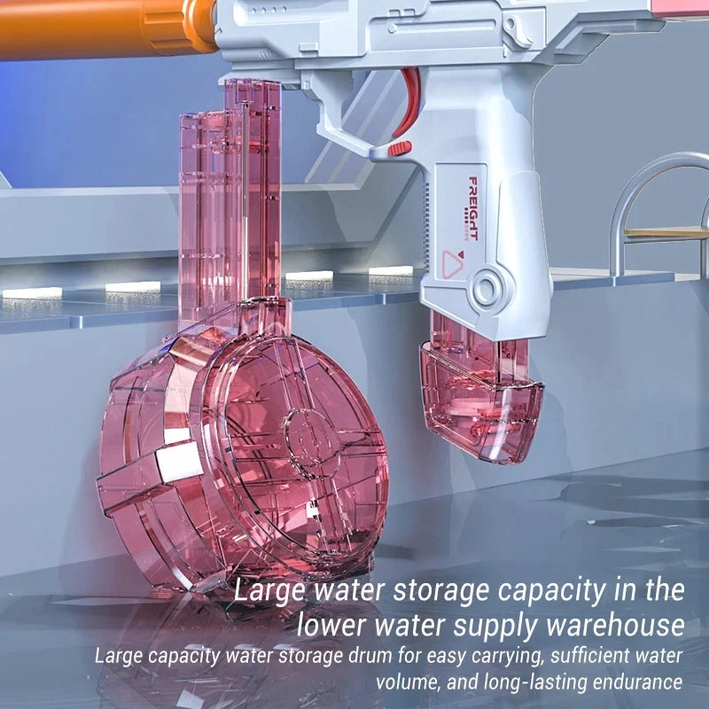 New Water Gun Electric Pistol Shooting Toy Gun Full Automatic Summer Pool Beach Toy For Kids Children Boys Girls Adult Toys