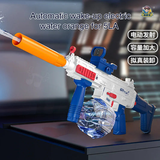 New Water Gun Electric Pistol Shooting Toy Gun Full Automatic Summer Pool Beach Toy For Kids Children Boys Girls Adult Toys