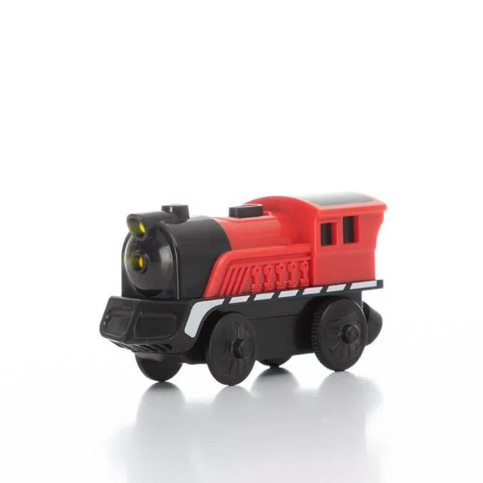 New Kids RC Electric Train Locomotive Magnetic Train Diecast Toy Fit for Wooden Train Railway Track Toys for Children