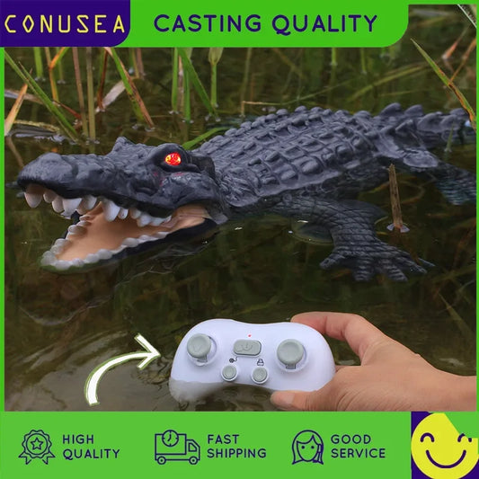 Rc Crocodile Remote Control Boat Electric Simulation Radio control  Machine toys  Children's Water pool Outdoor Toys for Boys