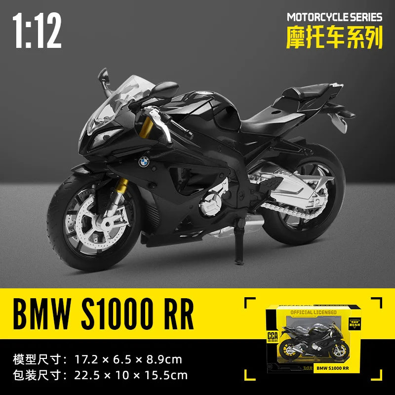 CCA 1:12 SUZUKI GSX-R1000 Alloy Motocross Licensed Motorcycle Model Toy Car Collection Gift Static die Casting Production