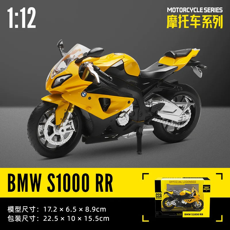 CCA 1:12 SUZUKI GSX-R1000 Alloy Motocross Licensed Motorcycle Model Toy Car Collection Gift Static die Casting Production