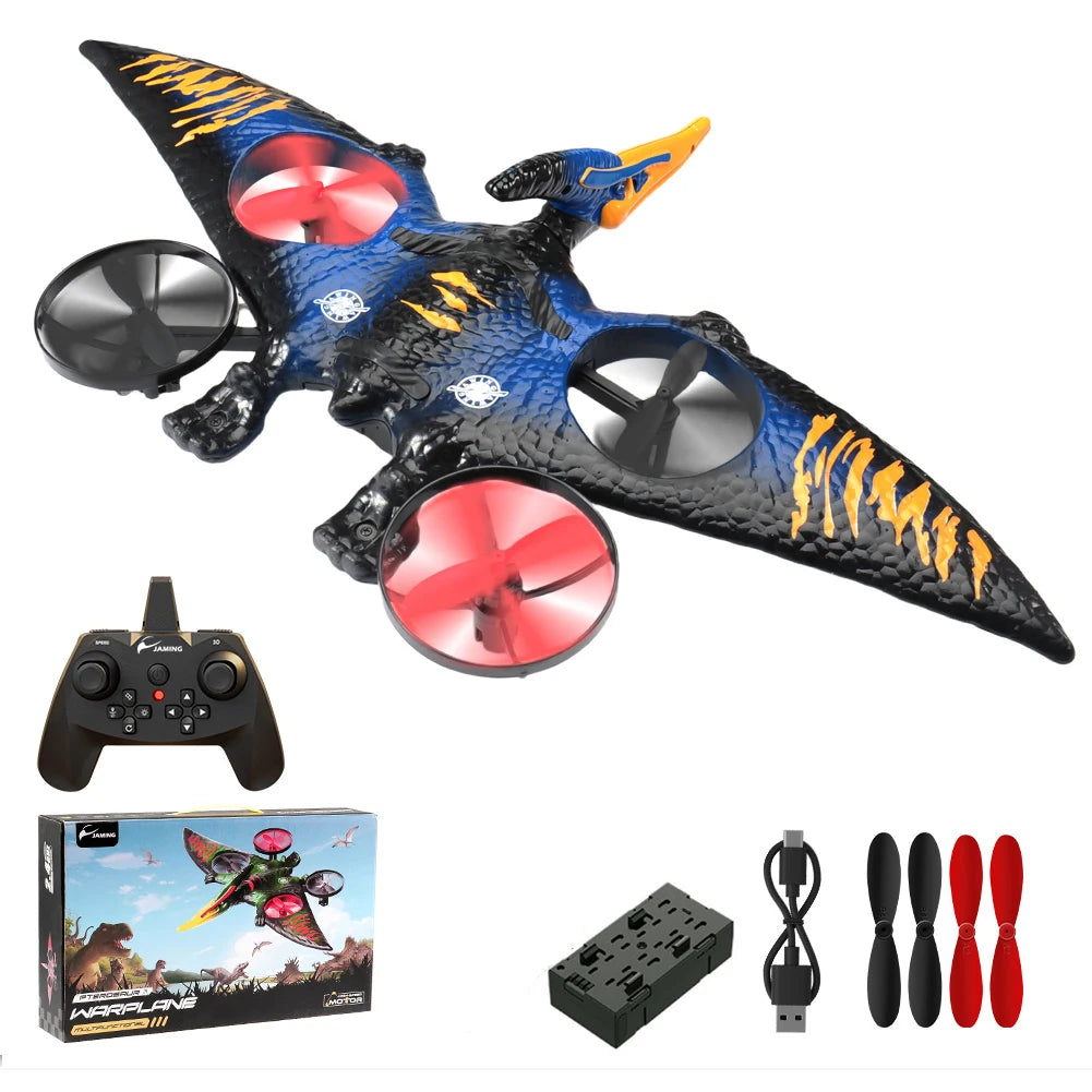 L0712 RC Plane 2.4G Remote Control Aircraft Gravity Sensing Aircraft Glider with Light EPP Foam Fighters for Boys Children
