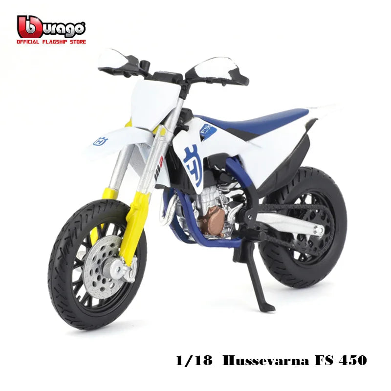 Bburago 1:18 250 KTM Duke  Factory Edition Static Die Cast Vehicles Collectible Motorcycle Model Toys