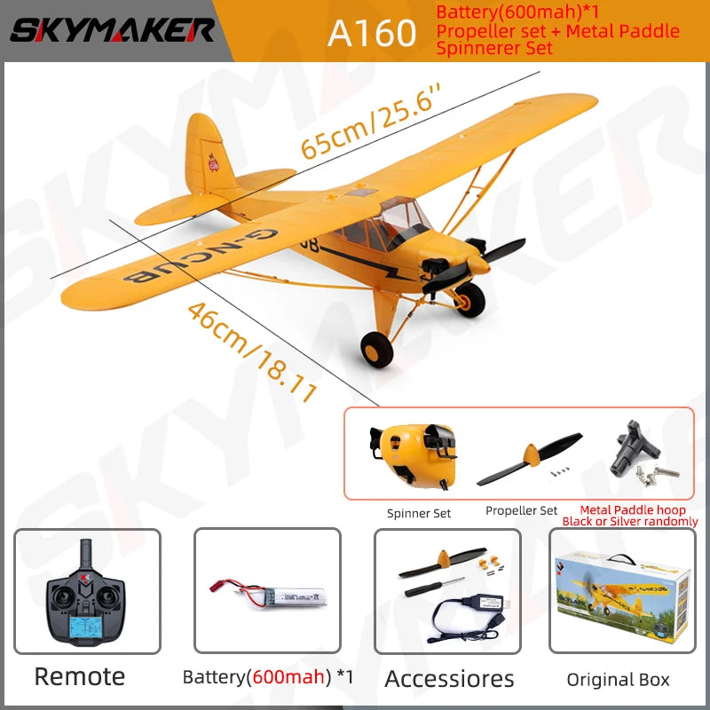 WLtoys A160 RC Airplane 2.4G 5CH Remote Control Gliding Electric 1406 Brushless Motor EPP 3D/6G Model RC plane Outdoor Toy Gifts