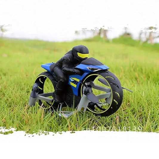 2-In-1 Land/Air Mode Flying High Speed Motorcycle One Switch Kid Intelligent RC Toy Quadcopter 2.4G Gift Drone Stunt