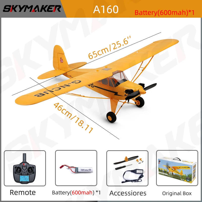 WLtoys A160 RC Airplane 2.4G 5CH Remote Control Gliding Electric 1406 Brushless Motor EPP 3D/6G Model RC plane Outdoor Toy Gifts