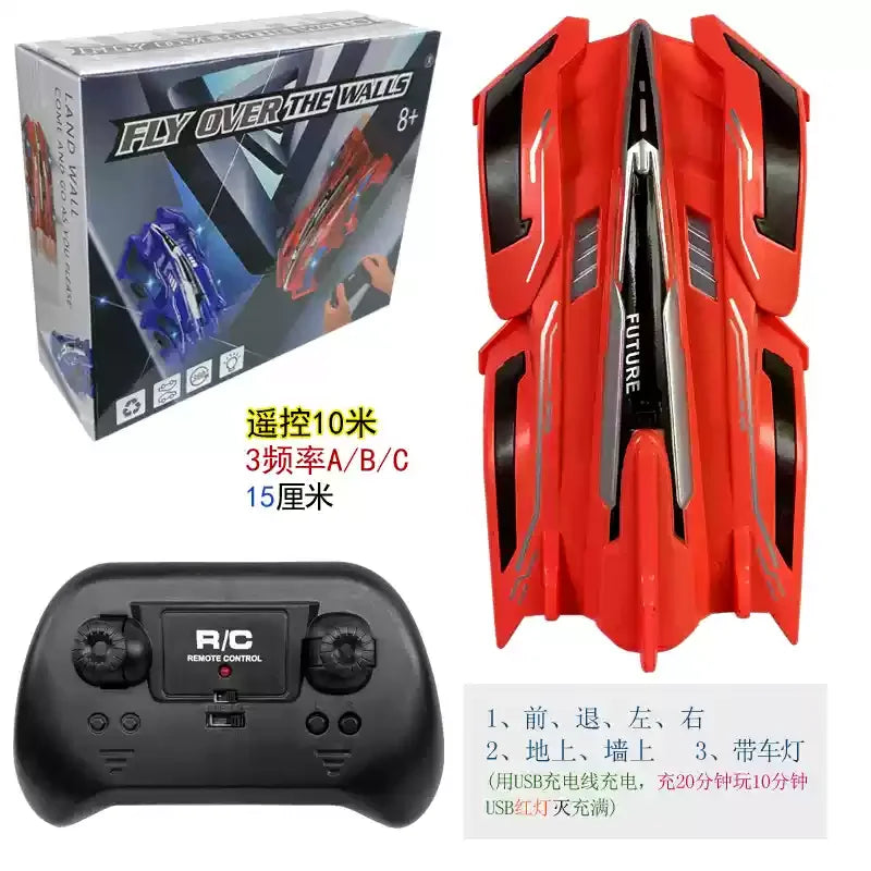 Wall Climbing Rc Car Anti Gravity Climbing Remote Control Car 360 Rotating Stunt Racing Car Toys Climber Gift For Kids Boy Girl