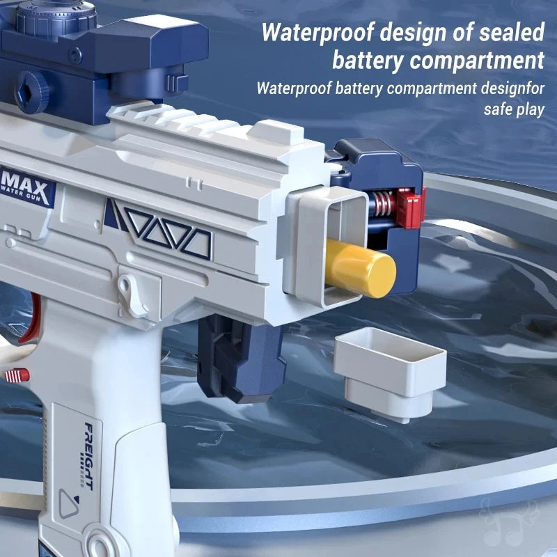 New Water Gun Electric Pistol Shooting Toy Gun Full Automatic Summer Pool Beach Toy For Kids Children Boys Girls Adult Toys