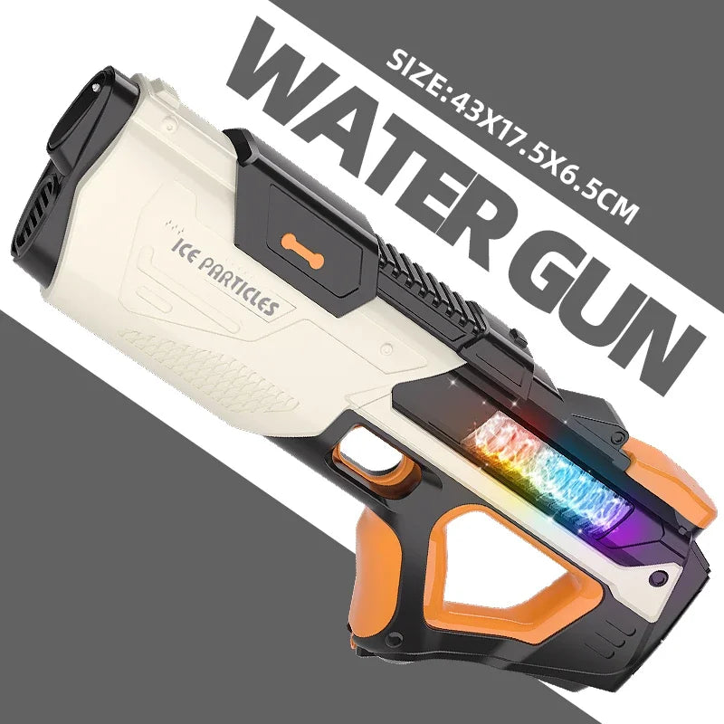 Full Electric Automatic Water Storage Gun Toys Portable Children Summer Beach Outdoor Fight Fantasy Toys for Boys Kids Game Gift