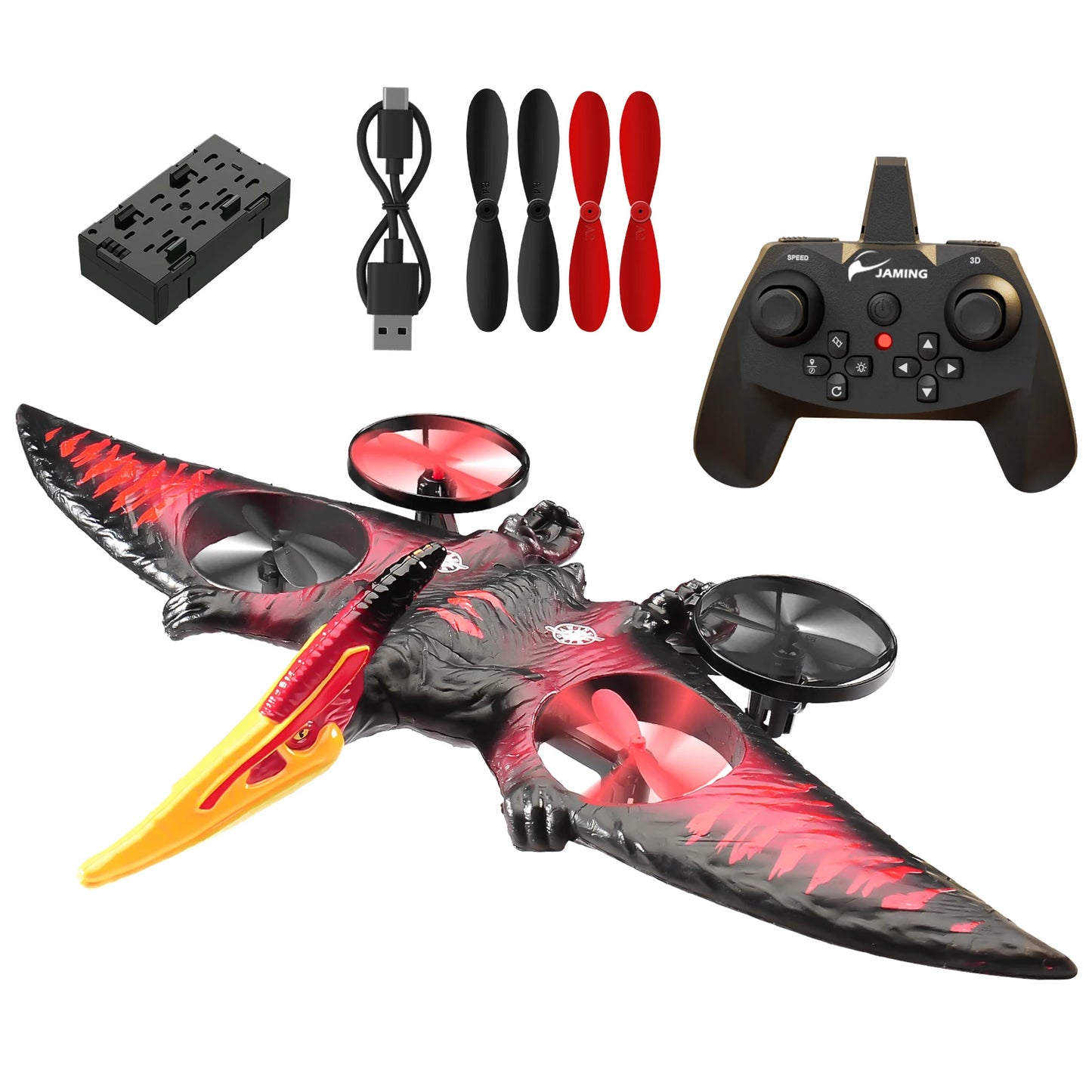 L0712 RC Plane 2.4G Remote Control Aircraft Gravity Sensing Aircraft Glider with Light EPP Foam Fighters for Boys Children